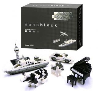   Nanoblock Mono Tone Color Set Japan Building Blocks Toys Set