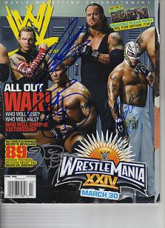 WWF WWE Magazine April 2008 Orton Rey Triple H Undertaker Cena Flair 