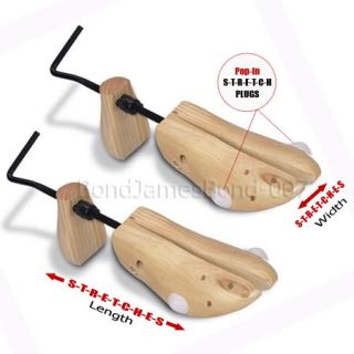Unlike most traditional shoe stretchers that only widen shoes, our 