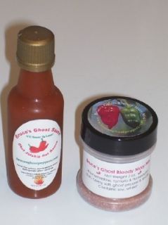 Bruces Ghost Pepper Spicy Bloody Mary Mix & Bonus 1.5 oz Bhut Jolokia 