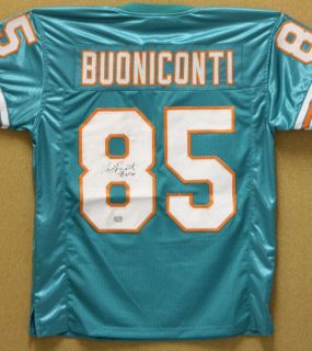 Nick Buoniconti Autographed Miami Dolphins Jersey AAA Authenticated 