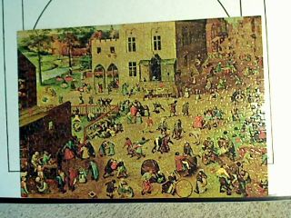 Childrens Games by Pieter Brueghel 1969 Springbok Jigsaw Puzzle 