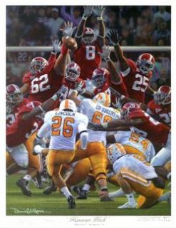 Alabama Football Daniel Moore Maximum Block Mini Print
