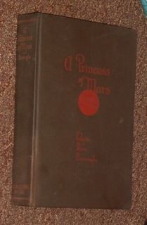 Princess of Mars Edgar Rice Burroughs McClurg 1917 1st edition 