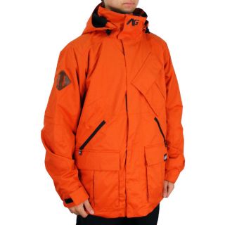    Asset Snowboard Ski Mens 10K Waterproof Burton Jacket orange M L