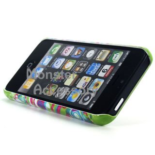 Green Bubbles Gem Bling Hard Case Cover for Apple iPhone 5 5g 6th Gen 