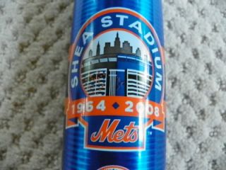 2008 Final Season Aluminum NY Mets Bud Light Bottle