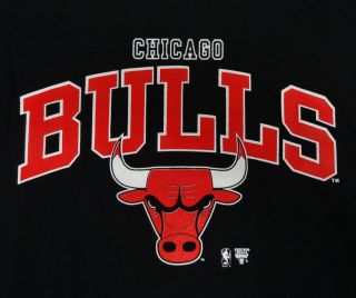 Chicago Bulls Black Hoodie   Hooded Sweatshirt   Adult Small   S