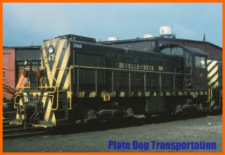1977 Kodachrome Original Slide Buffalo Creek Railroad BCK 47 Alco S 2 