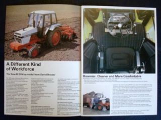 david brown 1490 tractor sales brochure c 1980