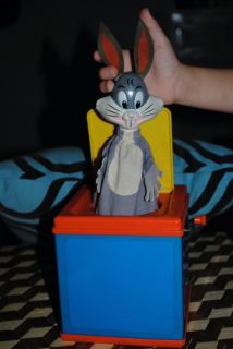 Vintage Bugs Bunny Mattel Jack in the Box Toy Rare 1976 Retro WORKS