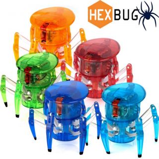 Blue Hexbug Spider RC Micro Hex Bug Robot Robotic Toy Battery Powered 