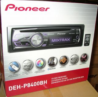 pioneer deh p8400bh cd receiver built in hd radio bluetooth dehp8400bh