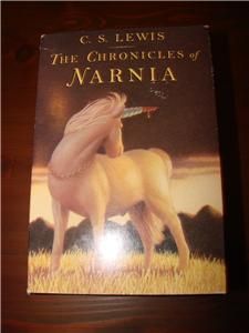 Lewis Chronicles of Narnia Box Set Excellent Cond Scholastic Boxed 