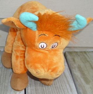 Kohls Cares Dr Seuss Mr Brown Orange Bull Plush Stuffed Animal