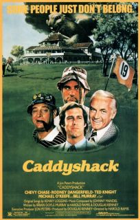 Caddyshack Large Movie Poster 27 x 40 Full Size Chase Dangerfield A 