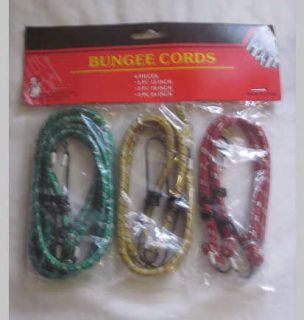 Regent Products Pack of 6 Pieces Bungee Cords 2 12 inch 2 18 inch and 