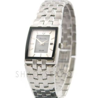 New Bulova Watches Watches 96B005 Silver White Auth