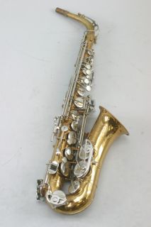 Selmer Bundy II Gold Lacquered Student Model Alto Saxophone w Case Mpc 