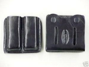 Springfield XD 45 Cal Black Leather Double Mag Holder