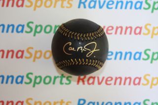 Cal Ripken Jr Autographed Rawlings Black Baseball Baltimore Orioles 