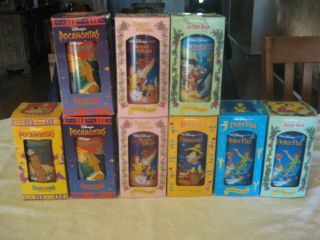 1994 Burger King Collector Series Cups in Boxes 9 Total