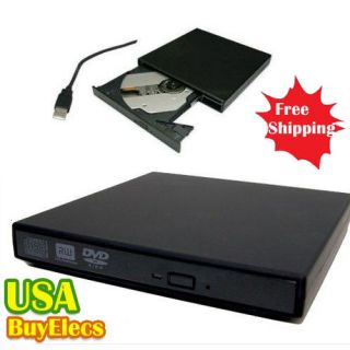   Slim External USB 2 0 Super Multi Burner CD DVD RW Burner Drive