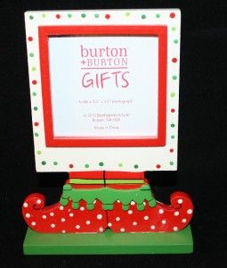 New Burton Gifts 3 5x3 5 Christmas Holiday Santa Elf Photo Picture 