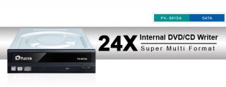 NEW* Plextor PX 891SA 24X SATA lightScribe Multi Format DVD Rewriter 