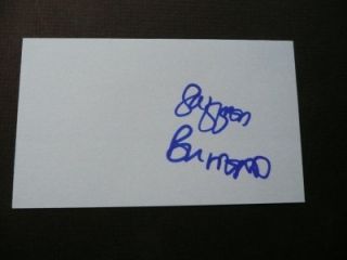 Autograph Saffron Burrows Boston Legal 3x5 Card
