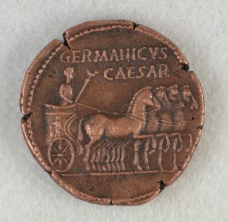 Roman Æ Dupondius of Germanicus Struck Under Caligula