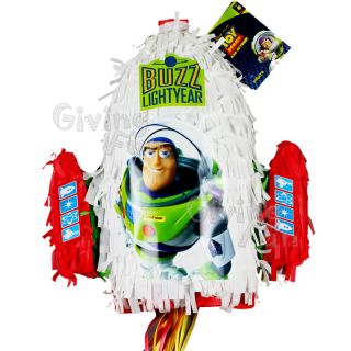 Authentic Toy Story Buzz Lightyear Pull String Pinata Birthday Party 
