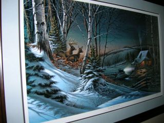 Evening With Friends by Terry Redlin Original Limited Edition Framed 