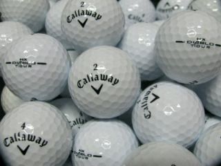 40 Callaway HX DIABLO   TOUR BLACK Golf Balls   Mint & Near Mint