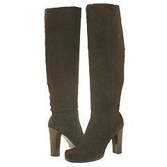 New Charles David Dark Brown Suede Tall Boots 9