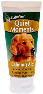   oz naturvet quiet moments gel for dogs is an easy to use calming
