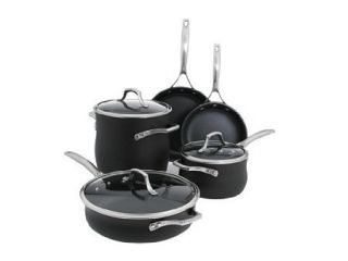   new in box calphalon unison nonstick 8 piece set cookware sets black