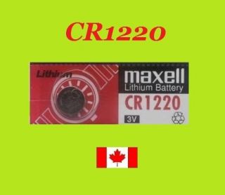   Maxell CR ECR 1220 DL1220 BR1220 3v Cell Coin Button Battery Batteries