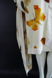 Alexander McQueen Butterfly Kimono Silk Dress Size 38 RRP £1,227