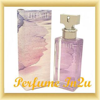 Eternity Summer 2010 Calvin Klein Perfume 3 4 oz CK