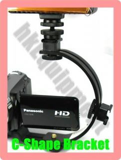 DV Camcorder Video Light C Shape Bracket Mini Stand