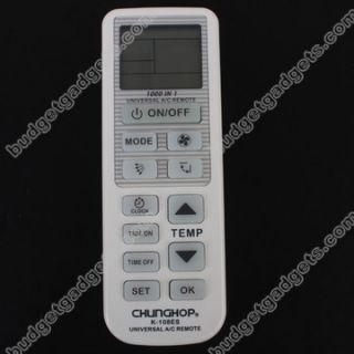 Chunghop Universal A C Remote Control K 108ES