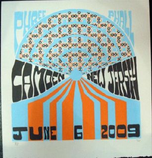 PHISH CAMDEN NEW JERSEY 2009 CONCERT POSTER TRIPP