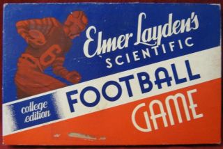 Cadaco Elmer Laydens Scientific Football Game 1942 Edition
