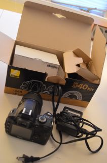 Nikon D40 SLR Camera with AF s DX Zoom Nikkor Lens J54