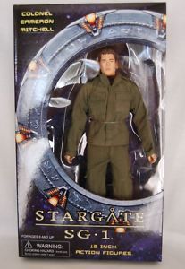 Stargate SG1 Cameron Mitchell 12 inch action Figure MIB