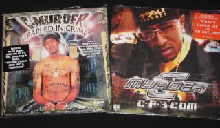 MURDER TRAPPED IN CRIME C P 3 COM 2X LPS NO LIMIT RECORDS SEALED