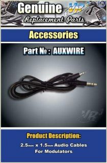 Mm Cords Plug 2 5 to 1 5mm Audio Cable Lead Male iPod