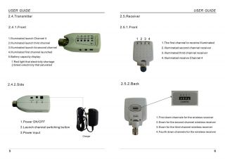 please see the following user manual picture to see how to use