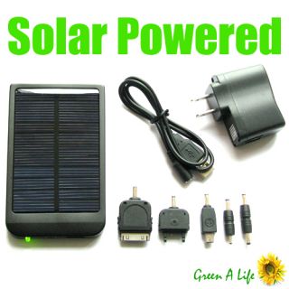 2600mAh Solar Panel Powered Power USB Battery Charger for Mobile Phone 